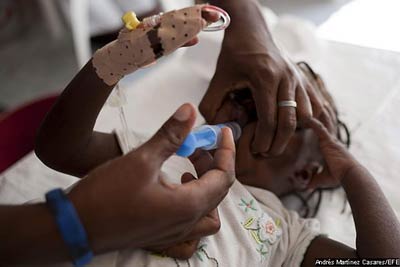 ONU pede US$ 164 mi para combate  clera no Haiti