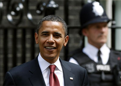 Obama e Brown defendem reforo em relaes entre EUA e Europ