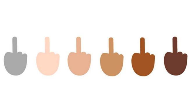 Microsoft anuncia novos emojis com dedo em riste e cor cinza