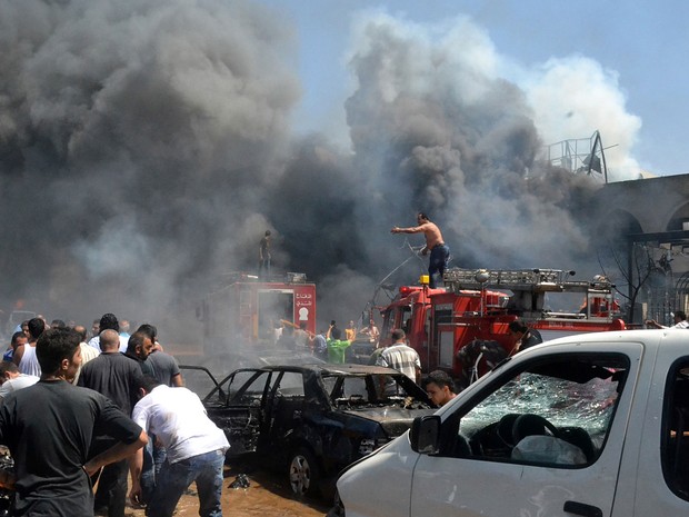Nmero de mortos em atentados passa de 40 no Lbano