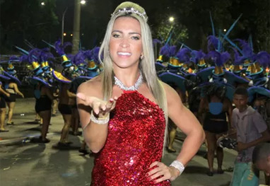 Dani Vieira foi destronada horas antes do desfile da Rocinha