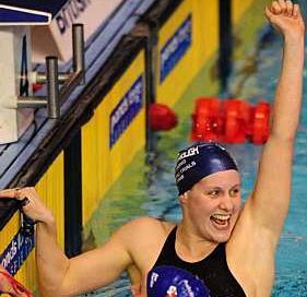 Nadadora inglesa quebra recorde dos 400 metros livre