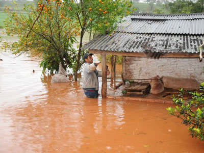 Nmero de pessoas atingidas pela chuva no Paran passa de 20 mil