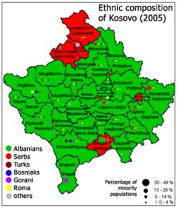 China diz estar muito preocupada com independncia de Kosovo