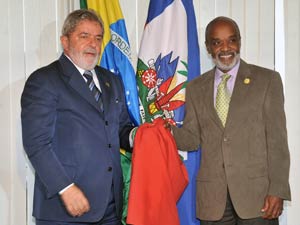 Presidente do Haiti pede apoio do Brasil para a realizao de eleies