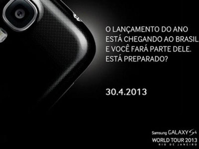 Galaxy S4 estreia no Brasil dia 30, por R$ 2399  