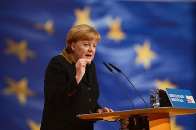 Merkel abre o congresso da CDU para sua reeleio como lder do partido