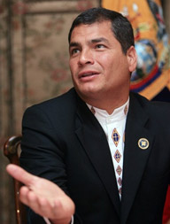 Presidente Equador pede investigao sobre luta entre Farc.