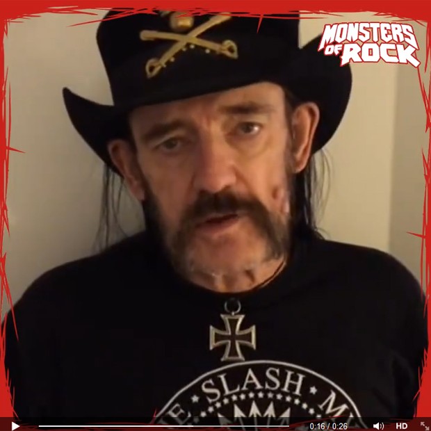 Aps cancelar show, Lemmy faz vdeo e preocupa fs do Motrh