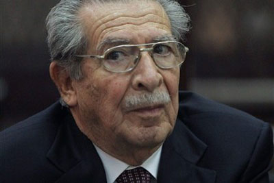 Ex-ditador da Guatemala ser processado por massacre