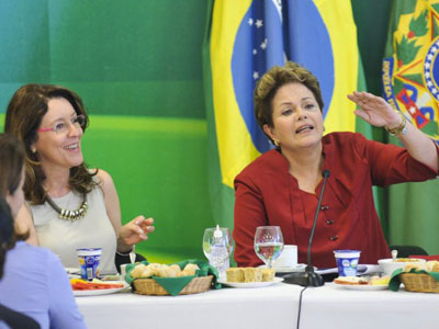 Dilma evita falar sobre a sucesso  