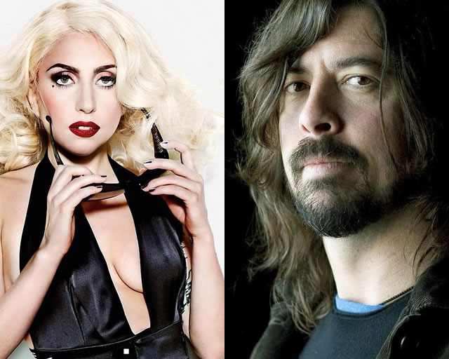 Lady Gaga revela que quase tirou a roupa para Dave Grohl, do