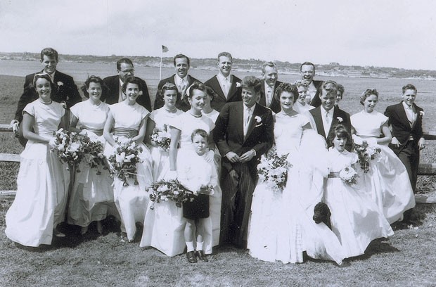 Negativos de fotos do casamento de John F. Kennedy