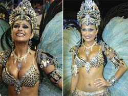 Musas desfilam e esbanjam sensualidade no carnaval