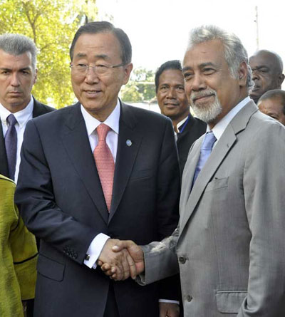 Ban Ki-moon confirma retirada agentes da ONU de Timor Leste
