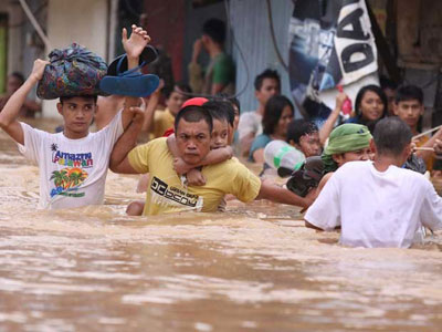 Inundaes nas Filipinas j afetam mais de 2 milhes