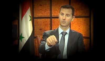 Para Assad, queda de regime srio teria efeito domin na regio  