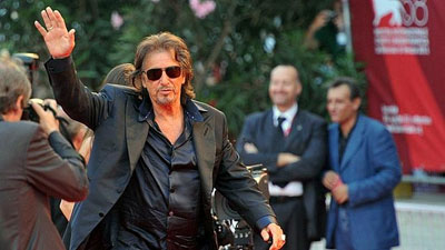 Al Pacino  a estrela do Festival de Veneza neste domingo