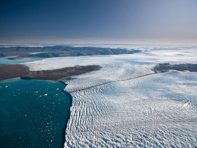 Gelo da Groenlndia  menos vulnervel do que se temia, diz estudo