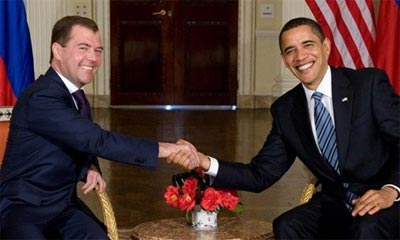 Medvedev e Obama planejam acordo para trnsito de material 