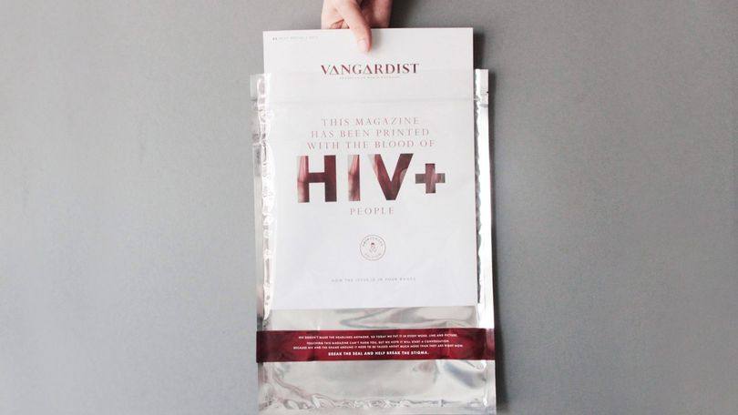 Revista austraca imprime edio usando sangue com HIV
