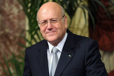 Presidente libans aceita renncia de primeiro-ministro  
