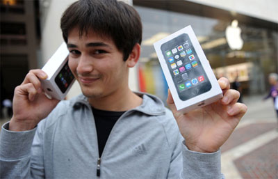 Apple diz que vendeu 9 milhes de novos iPhones em 3 dias
