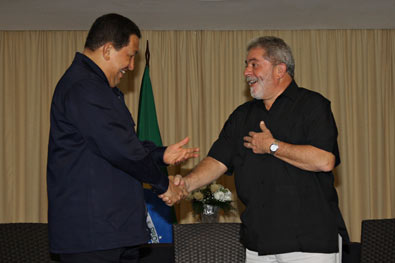 Em Salvador, Lula e Chvez discutem agenda bilateral