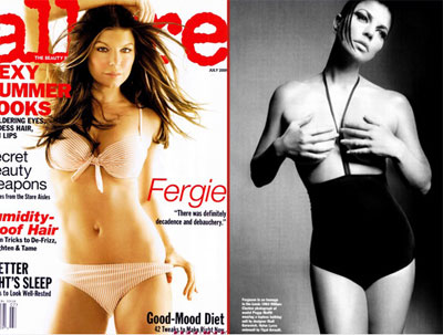 Fergie faz ensaio sexy para a revista Allure