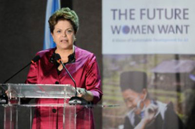 Dilma defende maior participao das mulheres na poltica mundial