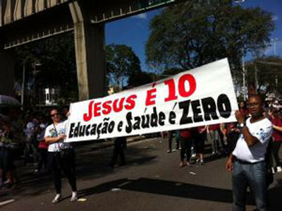 Marcha para Jesus rene fiis em So Paulo