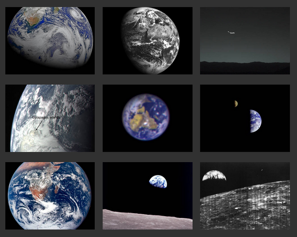 Imagens tiradas na Estao Espacial mostram a beleza do pla