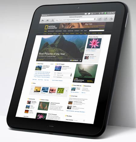 HP apresenta oficialmente o tablet TouchPad