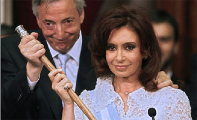 Vice e rival de Cristina lamenta morte de Nstor Kirchner 