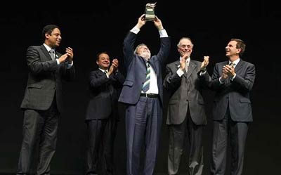 Lula e Cabral recebem homenagem do prmio Brasil Olmpico 