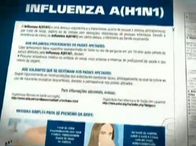 Ministrio confirma mais 65 novos casos de Influenza A no Brasil