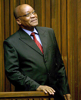 Jacob Zuma toma posse como presidente da frica do Sul