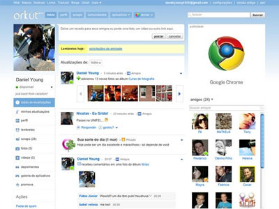 Perdendo liderana, Orkut foi porta de entrada  web no Brasil