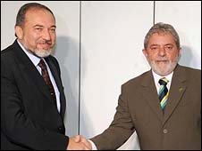 Lieberman diz que Israel quer convencer Brasil do perigo do 