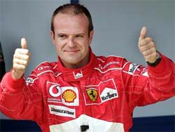 Tava na hora: Barrichello  o melhor do dia em Barcelona