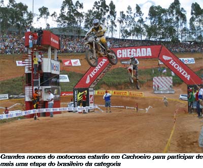 Etapa do brasileiro de motocross vai movimentar Cachoeiro  