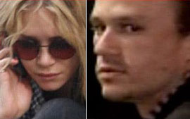 Heath Ledger e Mary-Kate Olsen estariam tendo um affair 