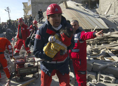 Nmero de mortes por terremoto na Turquia chega a 264, diz governo