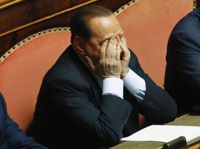 A sentena pode ser hoje e Berlusconi corre o risco de ser expulso da poltica
