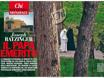 Revista italiana publica primeiras fotos de Bento XVI aps renncia  