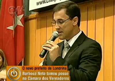 Barbosa Neto toma posse como prefeito de Londrina (PR)