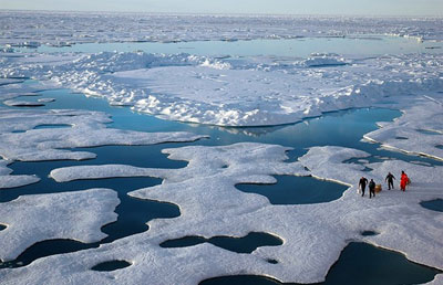 Cientistas preveem degelo total do Oceano rtico no vero at 2050  