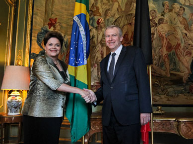 Em Bruxelas, Dilma se rene com lderes europeus para discutir crise