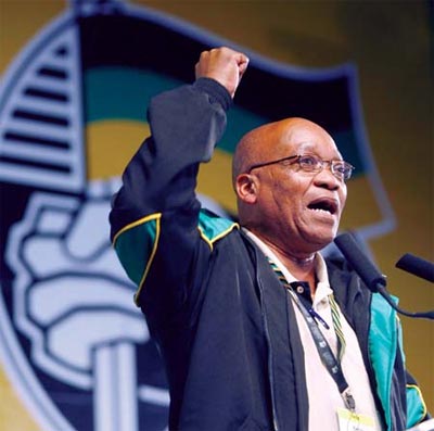 Zuma toma posse como 4 presidente da fase democracia 