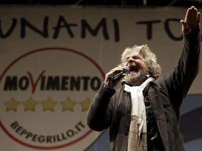 Perspectiva de nova eleio na Itlia aumenta; Grillo recebe ultimato  
